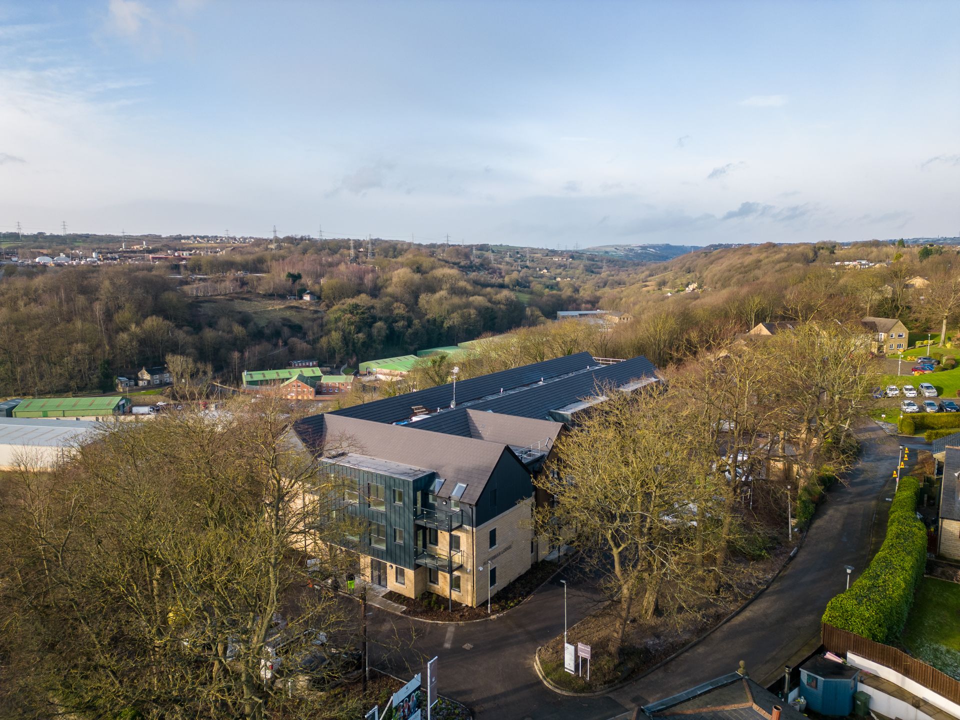 Outside Alderman Lodge Brighouse Burghley Retirement Living