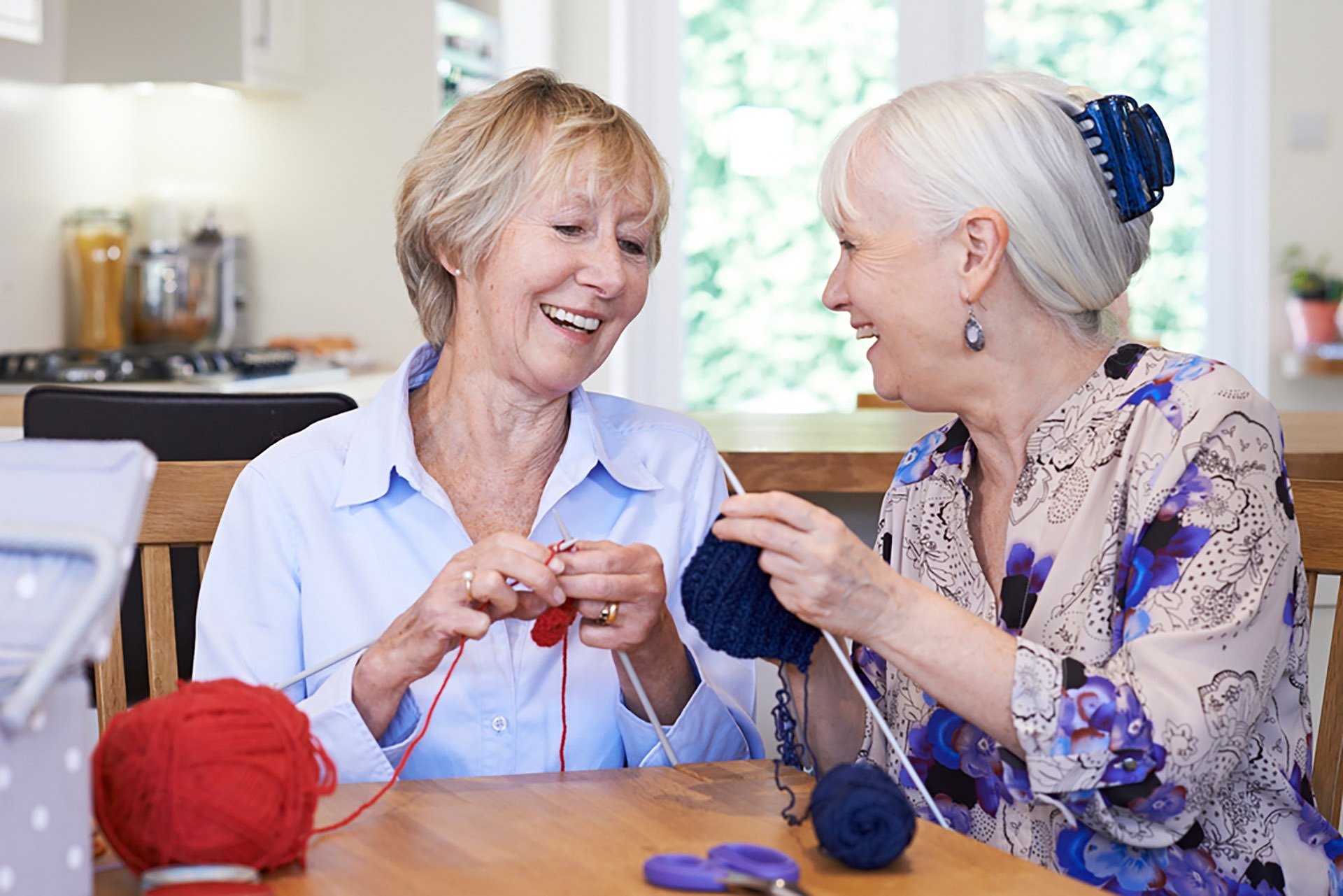 Knitting at Burghley Retirement Living